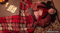 nerdy-asian-teen-rubs-her-cunt-under-the-blanket Thumb