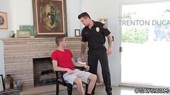 Gay Cop Trenton Ducatti Fucks a Twink Dude Thumb