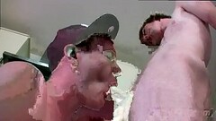 Gay sex boys videos s first time A Three Course Meal Of Cock! Thumb
