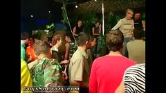 Dirty old men with young gay twinks party games where a number of Thumb