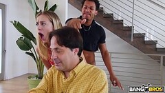 BANGBROS - Young Haley Reed Fucks Boyfriend Behind Her Dad&rsquo_s Back Thumb