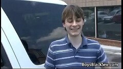 Black Gay Muscular Man Seduces Teen White BOy For A Good Fuck 12 Thumb