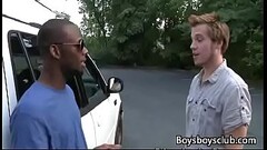 Blacks On Boys - White Skinny Gay Boy Enjoy Big Black Cock 17 Thumb