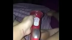 Wife toys pussy Thumb