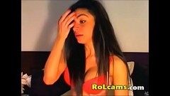 Teen in pants strips and dances on webcam Thumb
