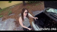 Babe is having sex in shop Thumb