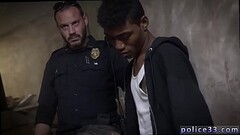 Gay cops free and blow cum onto face first time Suspect on the Run, Thumb