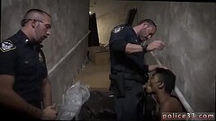 Police have very big dick gay room xxx Suspect on the Run, Gets Deep Thumb