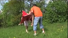 outdoor sex for this young couple Thumb