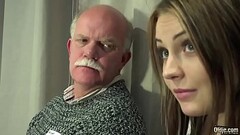Old Young Porn Teen Gangbang by Grandpas pussy fucking fingering gagging Thumb
