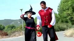 Gina Snake Goes Trick Or Treating &amp_ Gets A Finger In Her Asshole Thumb