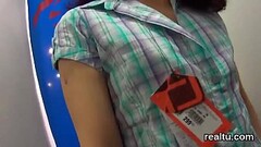 Attractive czech cutie gets tempted in the mall and plowed in pov Thumb