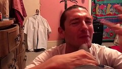 Me sucking a fat Latin cock and tasting his load Thumb