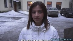 Dickriding casting eurobabe gets screwed Thumb
