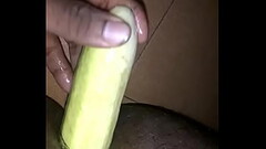 Cucumber in ass - bi guy Thumb