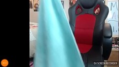 Sexy big tit and ass nerd gamer live streamer squirts all over the place. Thumb