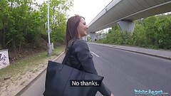 Public Agent Cowgirl riding in outdoors fuck Thumb