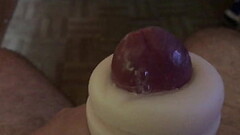 Tons of pre cum in this fleshlight handjob Thumb