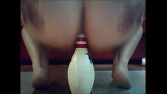 Anal Slut Rides Her Bowling Pin Thumb