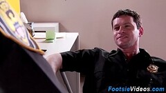 Police sluts feet jizzy Thumb
