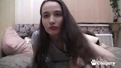 Skinny Teen Spreads Her Legs On Cam Thumb