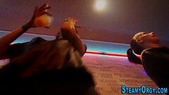 Banged cfnm euro sucking Thumb