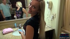 Blonde amateur GFs fucking in homemade porn videos Thumb