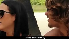 Tight teen fucks a man in front of the camera for cash 12 Thumb