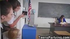 Teen Besties in After Detention! Thumb