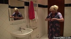 Young dude doggy-fucks horny old blonde Thumb