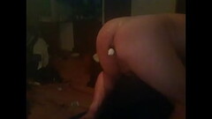 Bottle and 9 inch up the ass. Thumb