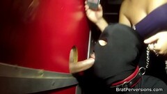 Femdom and Sub Suck Gloryhole Cock Thumb