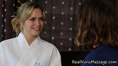 Cum spray nuru masseuse Thumb