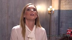 Anal threesome for bdsm blonde Thumb