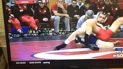 Blue wrestler shoves his cock on red wrestler'_s ass Thumb