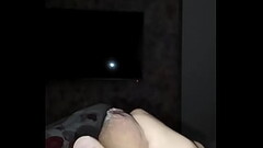 jerking-off phimosis dick in slow motion, дрочу член с фимозисом Thumb