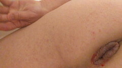 18&quot_ Dong all the way up my virgin asshole - longest dildo in ass! Thumb