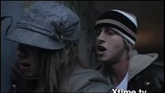 Couple of young flashers fucks in public place Thumb