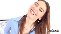Erotic chick blows dick in pov and gets juicy twat screwed Thumb