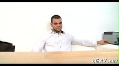 Glazy facial jizz flow for fellow Thumb