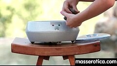 teen Eats MILF Pussy at Oily threesome 3 Thumb