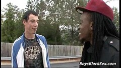 BlacksOnBoys - Interracial Bareback Hardcore Gay Fuck Video 04 Thumb