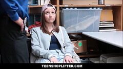 Tiny Teen Hayden Caught Shoplifting Thumb