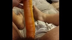 Ftm with carrot dildo Thumb