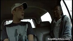 Blacks On Boys - Gay Hardcore Interracial Bareback Sex Video 10 Thumb