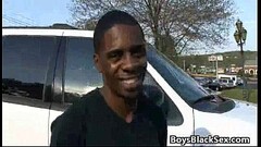 Blacks On Boys - Gay Hardcore Interracial Bareback Sex Video 15 Thumb