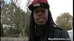 Blacks On Boys - Gay Hardcore Interracial Bareback Sex Video 04 Thumb