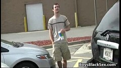 Blacks On Boys - Gay Hardcore Interracial Bareback Sex Video 05 Thumb