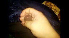 Playing with dick Thumb