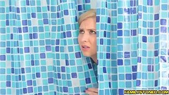 Dylan doggystyle fucks her pussy in the shower Thumb